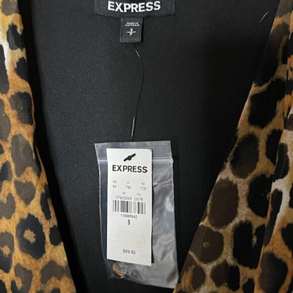Express Leopard Dress Small - Picture 5 of 8